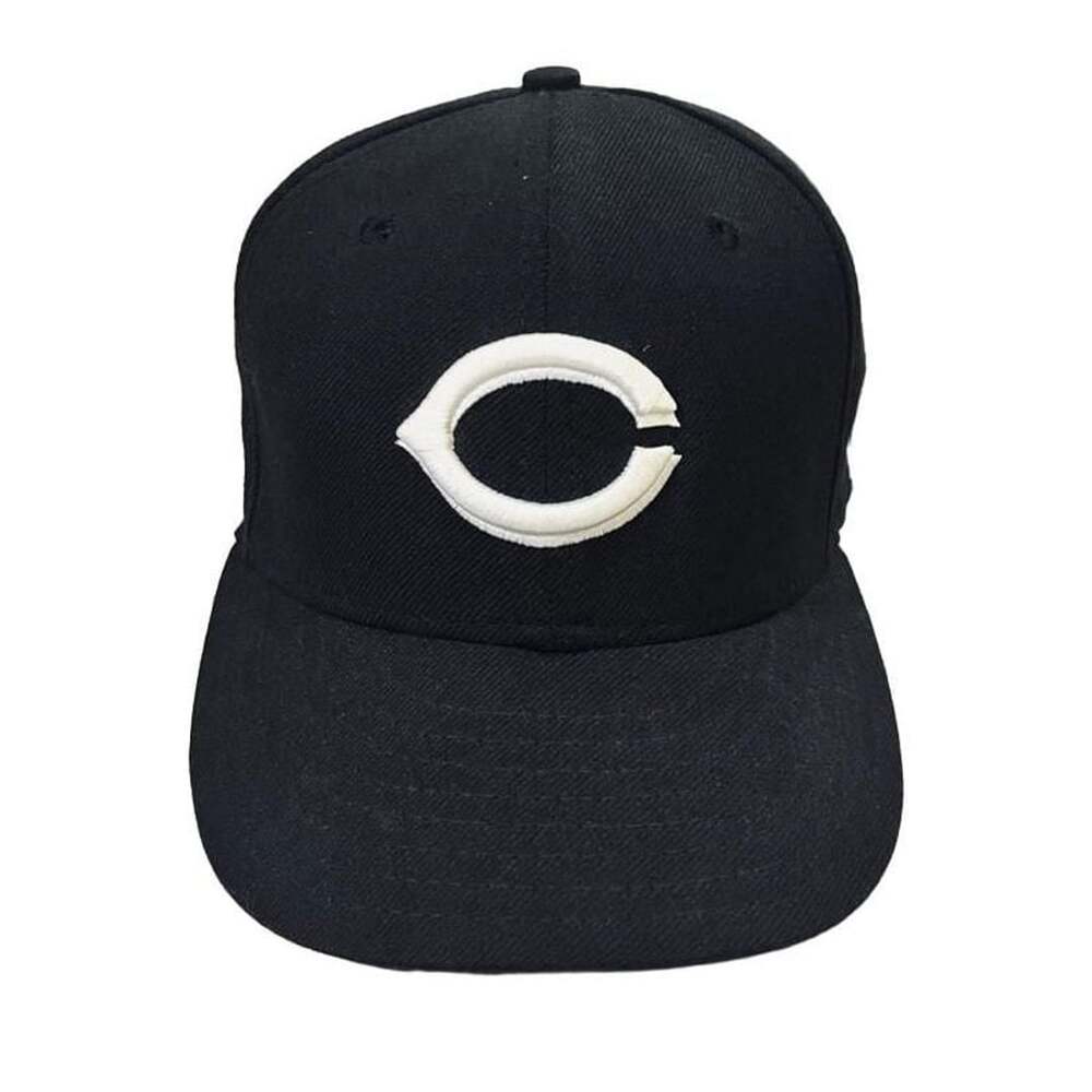 New Era Cincinnati Reds 59FIFTY Fitted Hat Black Size 7 1/8